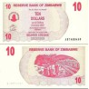 اسکناس 10 دلار - زیمباوه 2007