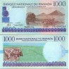 اسکناس 1000 فرانک - رواندا 1998 سریال بالا چپ عریض