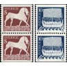 2 جفت تمبر  سری پستی - جفت بوکلت - سوئد 1973