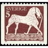 1 عدد تمبر سری پستی - سوئد 1973