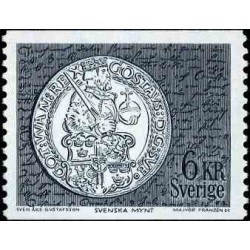 1 عدد تمبر سکه قدیمی سوئدی - سوئد 1972