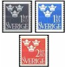3 عدد تمبر سری پستی تاج - سوئد 1967 قیمت 7.9 دلار