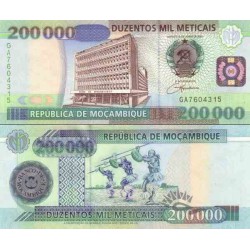 اسکناس 200000 متیکا - موزامبیک 2003