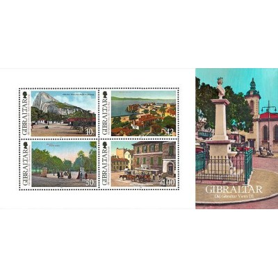 مینی شیت نماهای جبل الطارق قدیم - جبل الطارق 2013 ارزش روی شیت 2 پوند