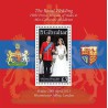 مینی شیت ازدواج سلطنتی - شاهزاده ویلیام و کاترین میدلتون - جبل الطارق 2011 ارزش روی تمبر 3 پوند