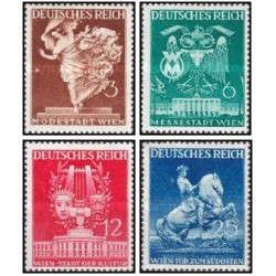 4 عدد تمبر نمایشگاه بهاره وین - رایش آلمان 1941 قیمت 14.7 دلار