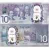 اسکناس پلیمر 10 دلار - یادبود 150مین سالگرد استقلال کانادا  - کانادا 2017