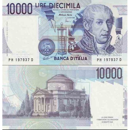 اسکناس 10000 لیر - ایتالیا 1984