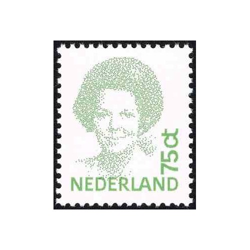 1 عدد تمبر سری پستی - ملکه بئاتریکس - نسخه جدید  - هلند 1991 قیمت 1.6 دلار