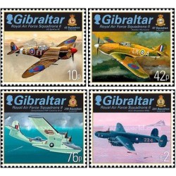 4 عدد تمبر اسکادران های RAF  - جبل الطارق 2013 ارزش روی تمبرها 3.28 پوند