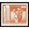 1 عدد تمبر سری پستی -ساختمانها -  70 فنیک - جمهوری دموکراتیک آلمان 1973