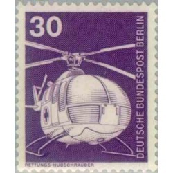 1 عدد تمبر سری پستی - صنایع و تکنیک - 30 فنیک - برلین آلمان 1975