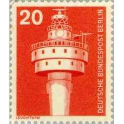 1 عدد تمبر سری پستی - صنایع و تکنیک - 20 فنیک - برلین آلمان 1975