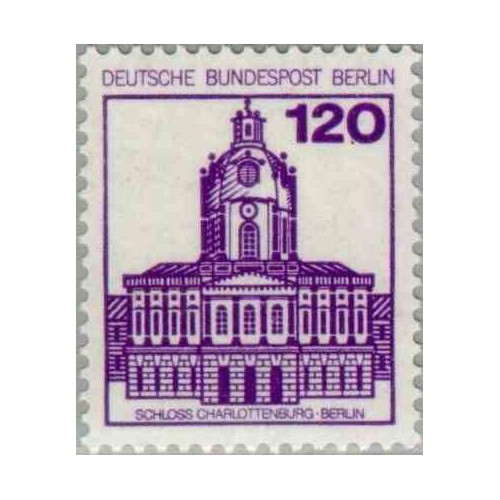 1 عدد تمبر سری پستی - قلعه ها و قصرها - 120 فنیک - برلین آلمان 1982