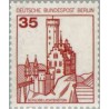 1 عدد تمبر سری پستی - قلعه ها و قصرها - 35 فنیک - برلین آلمان 1982