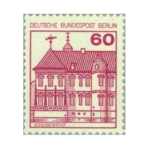 1 عدد تمبر سری پستی - قلعه ها و قصرها - 60 فنیک - برلین آلمان 1979