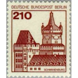 1 عدد تمبر سری پستی - قلعه ها و قصرها - 210 فنیک - برلین آلمان 1978 قیمت 3.3 دلار