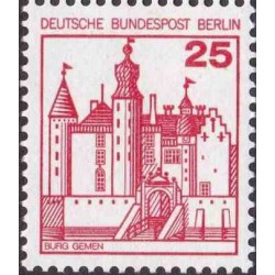1 عدد تمبر سری پستی - قلعه ها و قصرها - 25 فنیک - برلین آلمان 1978