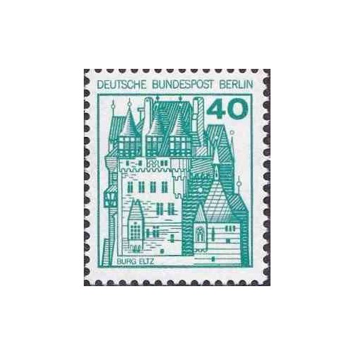 1 عدد تمبر سری پستی - قلعه ها و قصرها - 40 فنیک - برلین آلمان 1977