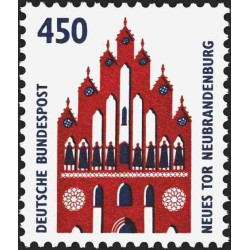 1 عدد تمبر سری پستی مناظر  - 450 فنیک  -جمهوری فدرال  آلمان 1992 قیمت 6.7 دلار