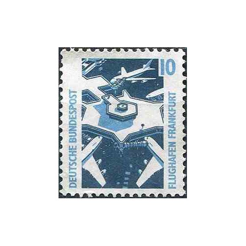 1 عدد تمبر سری پستی مناظر  - 10 فنیک  -جمهوری فدرال  آلمان 1988