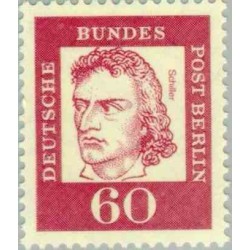 1 عدد تمبر از سری پستی مشاهیر  - 60 - برلین آلمان 1962