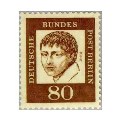 1 عدد تمبر از سری پستی مشاهیر  - 80 - برلین آلمان 1961 قیمت 4.48 دلار