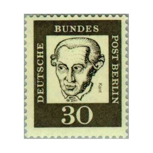 1 عدد تمبر از سری پستی مشاهیر  - 30 - برلین آلمان 1961