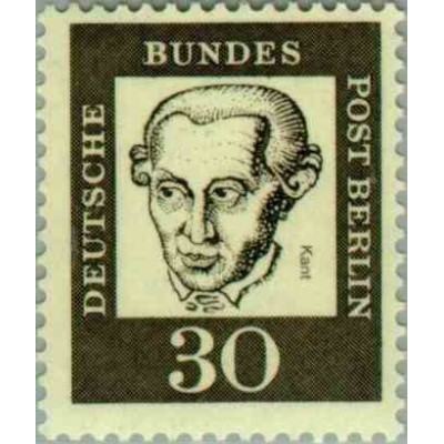 1 عدد تمبر از سری پستی مشاهیر  - 30 - برلین آلمان 1961