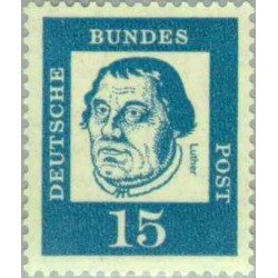 1 عدد تمبر از سری پستی مشاهیر - 15 - جمهوری فدرال آلمان 1961