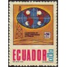 1 عدد تمبر اجلاس اوپک - صادر کنندگان نفت - کوئیتو - پست هوائی - اکوادور 1974