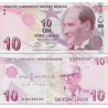 اسکناس 10 لیر - ترکیه 2009