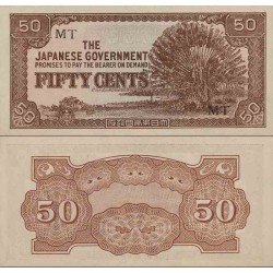 اسکناس 50 سنت - مالایا 1942