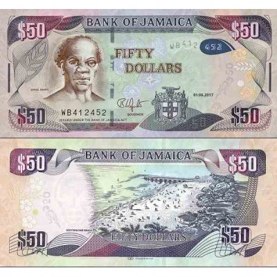 اسکناس 50 دلار - جامائیکا 2017