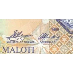 اسکناس 5 مالوتی - لسوتو 1989