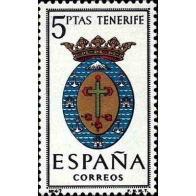 1 عدد تمبر آرم استانها - Tenerife - اسپانیا 1965
