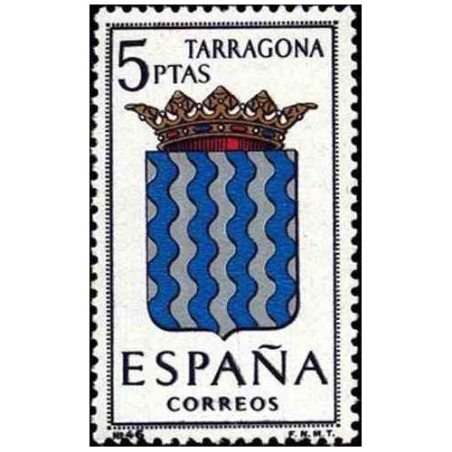 1 عدد تمبر آرم استانها - Tarragona - اسپانیا 1965