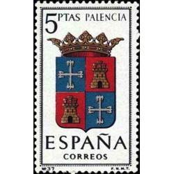 1 عدد تمبر آرم استانها -   Palencia - اسپانیا 1965