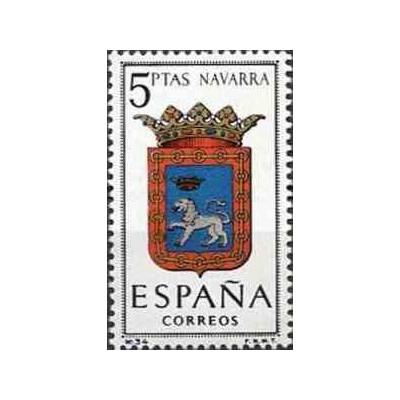 1 عدد تمبر آرم استانها -  Navarra - اسپانیا 1964