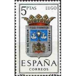 1 عدد تمبر آرم استانها -  Lugo - اسپانیا 1964