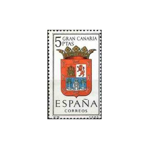 1 عدد تمبر آرم استانها -  Gran Canaria - اسپانیا 1963