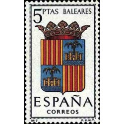 1 عدد تمبر آرم استانها -  Baleares - اسپانیا 1962