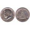 سکه نیم دلاری - یادبود 200مین سالگرد آمریکا - نیکل مس - آمریکا 1976 غیر بانکی