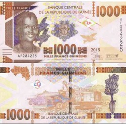 اسکناس 1000 فرانک - گینه 2015