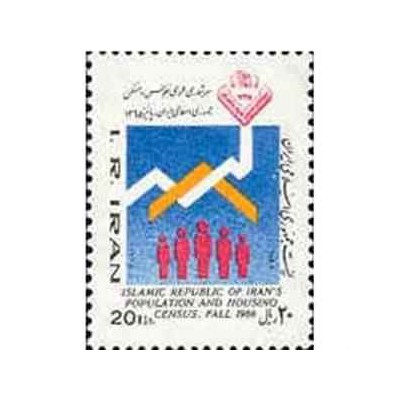 2197 - تمبر سرشماری نفوس و مسکن 1365