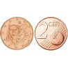 سکه 2 سنت یورو - مس روکش فولاد -فرانسه 2011 غیر بانکی