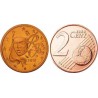 سکه 2 سنت یورو - مس روکش فولاد -فرانسه 2001 غیر بانکی