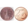 سکه 2 سنت یورو - مس روکش فولاد - ایتالیا 2015 غیر بانکی