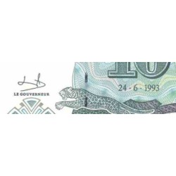 اسکناس 10 ماکوتا - زئیر 1993