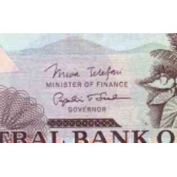 اسکناس 10 تالا - ساموا 2005 عنوان امضا Minister of Finance & Governor